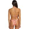 Volcom Womens Tri Bikini Top – Sustainable Slide-tri Swim Top with Adjustable Halter and Removable Cups(Sunset)