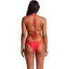 Volcom Womens Tri Bikini Top – Sustainable Slide-tri Swim Top with Adjustable Halter and Removable Cups(True Red)