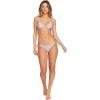 Volcom Womens Tri Bikini Top – Sustainable Slide-tri Swim Top with Adjustable Halter and Removable Cups(Violet Flower)