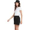 Volcom Women’s Truly Stoked Elastic Waist Fleece Short(Black)