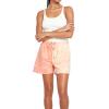 Volcom Women’s Truly Stoked Elastic Waist Fleece Short(Dark Coral)