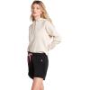 Volcom Women’s Truly Stoked Elastic Waist Fleece Sweat Short(Black)