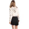 Volcom Women’s Truly Stoked Elastic Waist Fleece Sweat Short(Black)