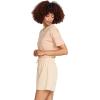 Volcom Women’s Truly Stoked Elastic Waist Fleece Sweat Short(Hazelnut)