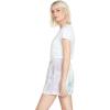 Volcom Women’s Truly Stoked Elastic Waist Fleece Sweat Short(Stone Blue)