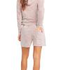 Volcom Women’s Truly Stoked Elastic Waist Fleece Sweat Short(Winter Orchid)