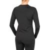 Volcom Women’s V-Science Midweight Thermal Base Layer Long Sleeve Shirt(Black)