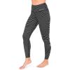 Volcom Womens V-Science Thermal Base Layer Legging – Quick Dry High-Waisted Fit(Black White)
