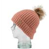 Volcom Womens V.co Lyra Snowboard Ski Beanie(Earth Pink S4)