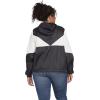Volcom Women’s Wind Stoned Lightweight Quarter Zip Windbreaker Jacket(Black White)