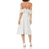 Volcom Womens Women’s Winding Roads Midi Length Cami Dress(White Combo)