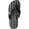 Volcom boys Recliner Big Youth Flip Flop Sandal(Black White-new)