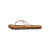 Volcom girls Forever and Ever Flip Flop Sandal(Star White)