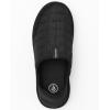 Volcom mens Recliner Indoor Outdoor Camping Snow Slippers(Black White)