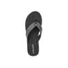 Volcom womens Boyfriends Thong Flip Flop Sandal(Black Grey)