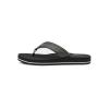 Volcom womens Boyfriends Thong Flip Flop Sandal(Black Grey)