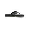 Volcom womens Boyfriends Thong Flip Flop Sandal(Black Grey)