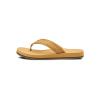 Volcom womens Boyfriends Thong Flip Flop Sandal(Tan)