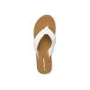 Volcom womens Boyfriends Thong Flip Flop Sandal(White)