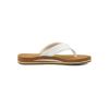 Volcom womens Boyfriends Thong Flip Flop Sandal(White)