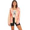 Volcom womens Enemy Stone Hooded Zip Front Windbreaker Jacket (Regular & Plus Size)(Multi)
