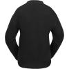 Volcom womens Essential Crew Fleece Snowboard Winter Sweatshirt(Black S5)
