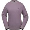 Volcom womens Essential Crew Fleece Snowboard Winter Sweatshirt(Dusty Lavender S5)