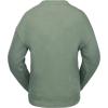 Volcom womens Essential Crew Fleece Snowboard Winter Sweatshirt(Lichen Green S5)