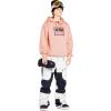 Volcom womens Essential Hooded Snowboard Riding Fleece Hoodie(Coral Haze S5)