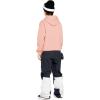 Volcom womens Essential Hooded Snowboard Riding Fleece Hoodie(Coral Haze S5)