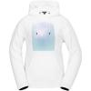 Volcom womens Essential Hooded Snowboard Riding Fleece Hoodie(White S5)