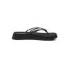 Volcom womens Forever Up Platform Sandal Flip Flop(Black)