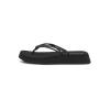 Volcom womens Forever Up Platform Sandal Flip Flop(Black)