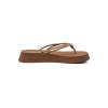 Volcom womens Forever Up Platform Sandal Flip Flop(Tan)