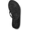 Volcom womens Forever and Ever Flip Flop Sandal(Black Out – New)