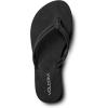 Volcom womens Forever and Ever Flip Flop Sandal(Black Out – New)