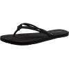 Volcom womens Forever and Ever Flip Flop Sandal(Black Out – New)