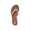 Volcom womens Forever and Ever Flip Flop Sandal(White – New)