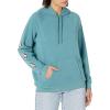 Volcom womens Iconic Stone Hooded Fleece Sweatshirt(Laguna Blue)