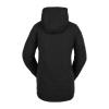Volcom womens Melancon Hoodie Snowboard Ski Fleece(Black)