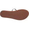 Volcom womens New School Strappy Flip Flop Sandal – Flat Slide With Comfort Foam Footbed(Cog-cognac)