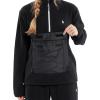 Volcom womens Polar Fleece 1/2 Zip Snowboard Ski Baselayer(Black S4)