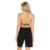 Volcom womens Simply Solid 11-inch Classic Swim Boardshort(Black)