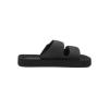 Volcom womens Squared Platform Velcro Strap Slide Sandal(Black)