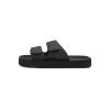 Volcom womens Squared Platform Velcro Strap Slide Sandal(Black)