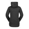Volcom womens Tower Hooded Fleece Sweatshirt(Black S4)