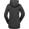 Volcom womens Tower Hooded Fleece Sweatshirt(Black S5)