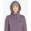 Volcom womens Tower Hooded Fleece Sweatshirt(Dusty Lavender S5)