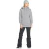 Volcom womens Tower Hooded Fleece Sweatshirt(Heather Grey S5)