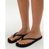 Volcom womens Vibes Sandal Flip Flop(Black Out)